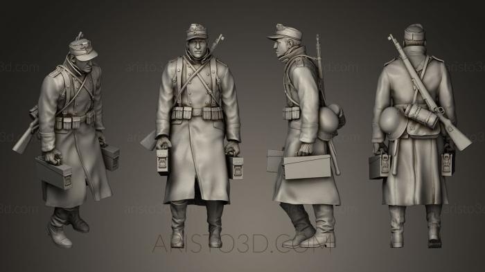 Military figurines (STKW_0064) 3D model for CNC machine